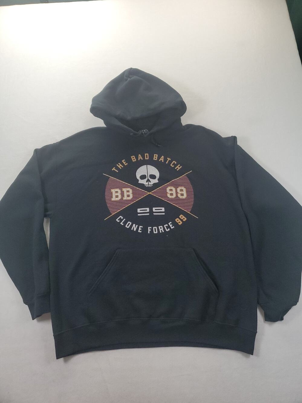 Star Wars The Bad Batch Clone Force 99 Mens Black Hoodie Sweatshirt